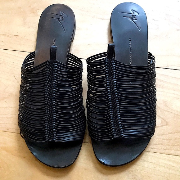 Giuseppe zanotti design dark brown all leather 39 - Picture 1 of 8